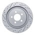 830-54074L by DYNAMIC FRICTION COMPANY - Geoperformance Rotor - Drilled and Slotted