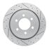 830-54231R by DYNAMIC FRICTION COMPANY - Geoperformance Rotor - Drilled and Slotted