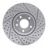 830-54259L by DYNAMIC FRICTION COMPANY - Geoperformance Rotor - Drilled and Slotted