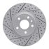 830-54259L by DYNAMIC FRICTION COMPANY - Geoperformance Rotor - Drilled and Slotted