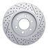 830-54186L by DYNAMIC FRICTION COMPANY - Geoperformance Rotor - Drilled and Slotted