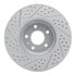 830-73065R by DYNAMIC FRICTION COMPANY - Geoperformance Rotor - Drilled and Slotted