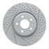 830-73065R by DYNAMIC FRICTION COMPANY - Geoperformance Rotor - Drilled and Slotted