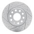 830-74031L by DYNAMIC FRICTION COMPANY - Geoperformance Rotor - Drilled and Slotted