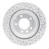 830-74048L by DYNAMIC FRICTION COMPANY - Geoperformance Rotor - Drilled and Slotted