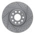 830-74053R by DYNAMIC FRICTION COMPANY - Geoperformance Rotor - Drilled and Slotted