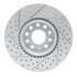 830-74053R by DYNAMIC FRICTION COMPANY - Geoperformance Rotor - Drilled and Slotted