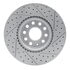 830-74053L by DYNAMIC FRICTION COMPANY - Geoperformance Rotor - Drilled and Slotted