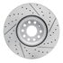 830-74058L by DYNAMIC FRICTION COMPANY - Geoperformance Rotor - Drilled and Slotted