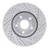 830-75014D by DYNAMIC FRICTION COMPANY - Geoperformance Rotor - Drilled and Slotted