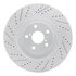 830-75035D by DYNAMIC FRICTION COMPANY - Geoperformance Rotor - Drilled and Slotted