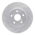 830-76075L by DYNAMIC FRICTION COMPANY - Geoperformance Rotor - Drilled and Slotted