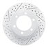 830-76123L by DYNAMIC FRICTION COMPANY - Geoperformance Rotor - Drilled and Slotted
