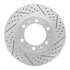 830-76128R by DYNAMIC FRICTION COMPANY - Geoperformance Rotor - Drilled and Slotted