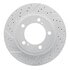 830-76140L by DYNAMIC FRICTION COMPANY - Geoperformance Rotor - Drilled and Slotted