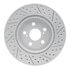 830-76155L by DYNAMIC FRICTION COMPANY - Geoperformance Rotor - Drilled and Slotted