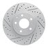 830-80080L by DYNAMIC FRICTION COMPANY - Geoperformance Rotor - Drilled and Slotted