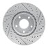 830-80080L by DYNAMIC FRICTION COMPANY - Geoperformance Rotor - Drilled and Slotted