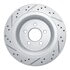 830-54074R by DYNAMIC FRICTION COMPANY - Geoperformance Rotor - Drilled and Slotted