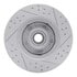 830-54141L by DYNAMIC FRICTION COMPANY - Geoperformance Rotor - Drilled and Slotted
