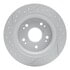 830-59032R by DYNAMIC FRICTION COMPANY - Geoperformance Rotor - Drilled and Slotted