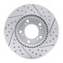 830-59040L by DYNAMIC FRICTION COMPANY - Geoperformance Rotor - Drilled and Slotted