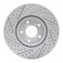 830-59053R by DYNAMIC FRICTION COMPANY - Geoperformance Rotor - Drilled and Slotted