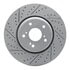 830-59063L by DYNAMIC FRICTION COMPANY - Geoperformance Rotor - Drilled and Slotted