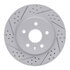 830-65024L by DYNAMIC FRICTION COMPANY - Geoperformance Rotor - Drilled and Slotted