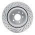 830-68009R by DYNAMIC FRICTION COMPANY - Geoperformance Rotor - Drilled and Slotted