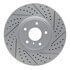 830-68011R by DYNAMIC FRICTION COMPANY - Geoperformance Rotor - Drilled and Slotted