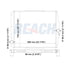 42-10280 by REACH COOLING - MITSUBISHI FUSO 96-00- NON-USA MODELS