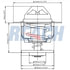 T4-10136 by REACH COOLING - Engine Coolant Thermostat