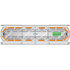 ECCO 27-00009-E Light Bar 27 Series LED Mini Bar - 52 in., 16 LED, Built-In 6 Head LED Safety Director