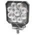 E92006W by ECCO - Work Light - 9 LED Square, 1 Bolt Mount, 4 Inch, White, 12-24 Volt