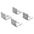 ECCO EZ3760-D Warning Light Mounting Bracket Warning Light Mounting Bracket - For Dodge Ram 1500, 2500, 3500 (2015 Up)
