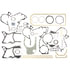 CS3872 by MAHLE - Engine Conversion Gasket Set