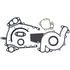 Mahle JV863 Engine Timing Cover Gasket Set Engine Timing Cover Gasket Set