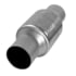 608384 by ANSA - Federal / EPA Catalytic Converter - Universal OBDII Spun - 2.00" ID Neck / 2.00" ID Neck; Round; 5.9L / 6000; O2 Port: None