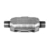 608405 by ANSA - Federal / EPA Catalytic Converter - Universal OBDII Enhanced - 2.25" ID Neck / 2.25" ID Neck; Oval; 5.9L / 6250; O2 Port: None