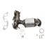 641307 by ANSA - Federal / EPA Catalytic Converter - Direct Fit w/ Integrated Manifold