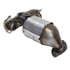 641307 by ANSA - Federal / EPA Catalytic Converter - Direct Fit w/ Integrated Manifold