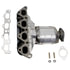 641344 by ANSA - Federal / EPA Catalytic Converter - Direct Fit w/ Integrated Manifold