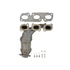 641391 by ANSA - Federal / EPA Catalytic Converter - Direct Fit w/ Integrated Manifold