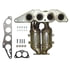 641527 by ANSA - Federal / EPA Catalytic Converter - Direct Fit w/ Integrated Manifold
