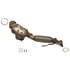 644127 by ANSA - Federal / EPA Catalytic Converter - Direct Fit
