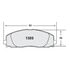 1589.20 by PERFORMANCE FRICTION - Disc Brake Pad Set