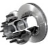 10082910 by CONMET - Iron Conventional Hub/Rotor 190 Drive HP8