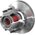 10083394 by CONMET - Disc Brake Rotor and Hub Assembly - Flat Rotor, Aluminum Hub, 3.44 in. Stud, Aluminum Wheels