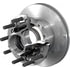 10083514 by CONMET - Disc Brake Rotor and Hub Assembly - U-Section Rotor, Iron Hub, 3.63 in. Stud, Aluminum Wheels
